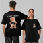 camiseta basica preta estampa de urso always sunny