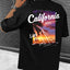 Camiseta Básica Unissex California Wave Live Free
