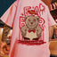 Camiseta Básica Unissex Invicibility Bear Heart
