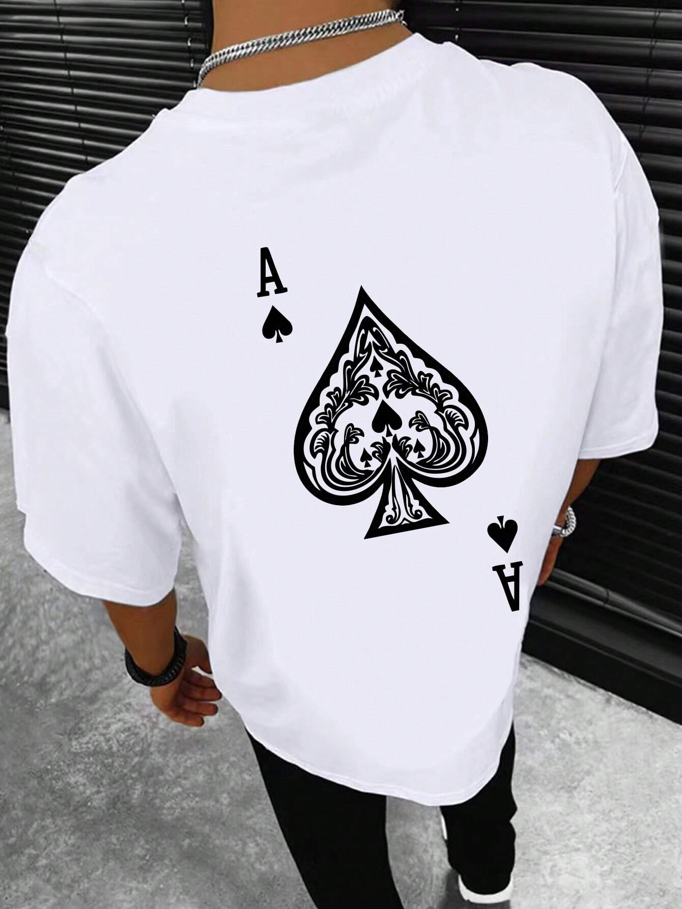 Camiseta Básica Unissex A Of Spades Card Game
