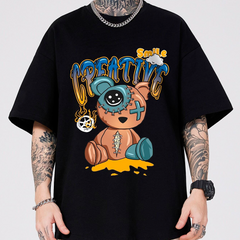 Camiseta Básica Unissex Creative Dead Bear