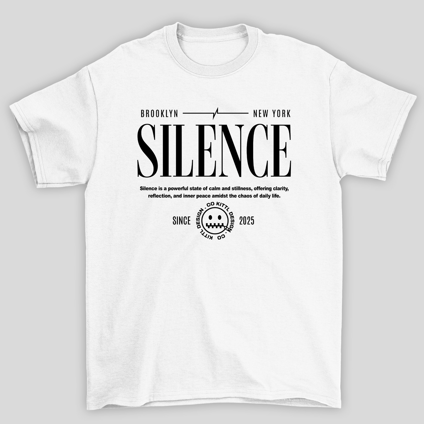 Camiseta Básica Unissex Brooklyn New York Silence