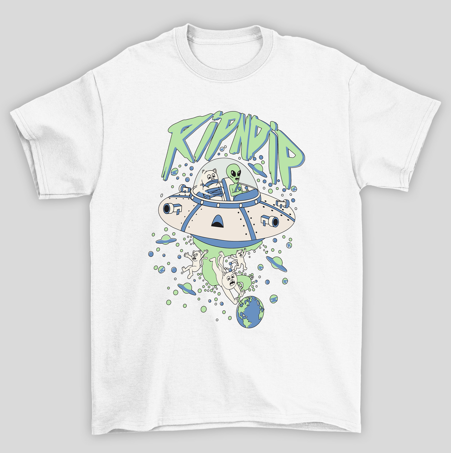 Camiseta Básica Unissex RipNdip Alien