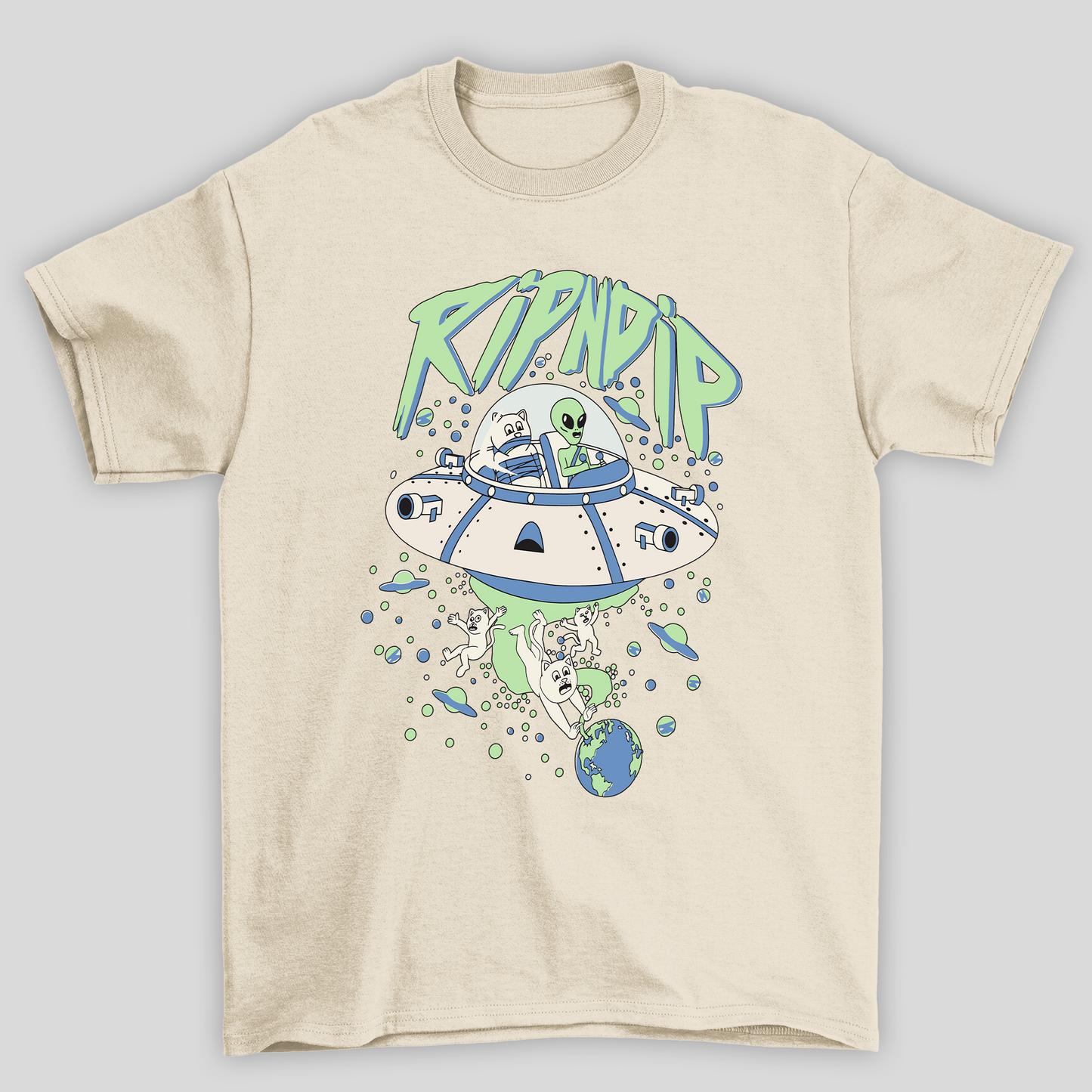 Camiseta Básica Unissex RipNdip Alien