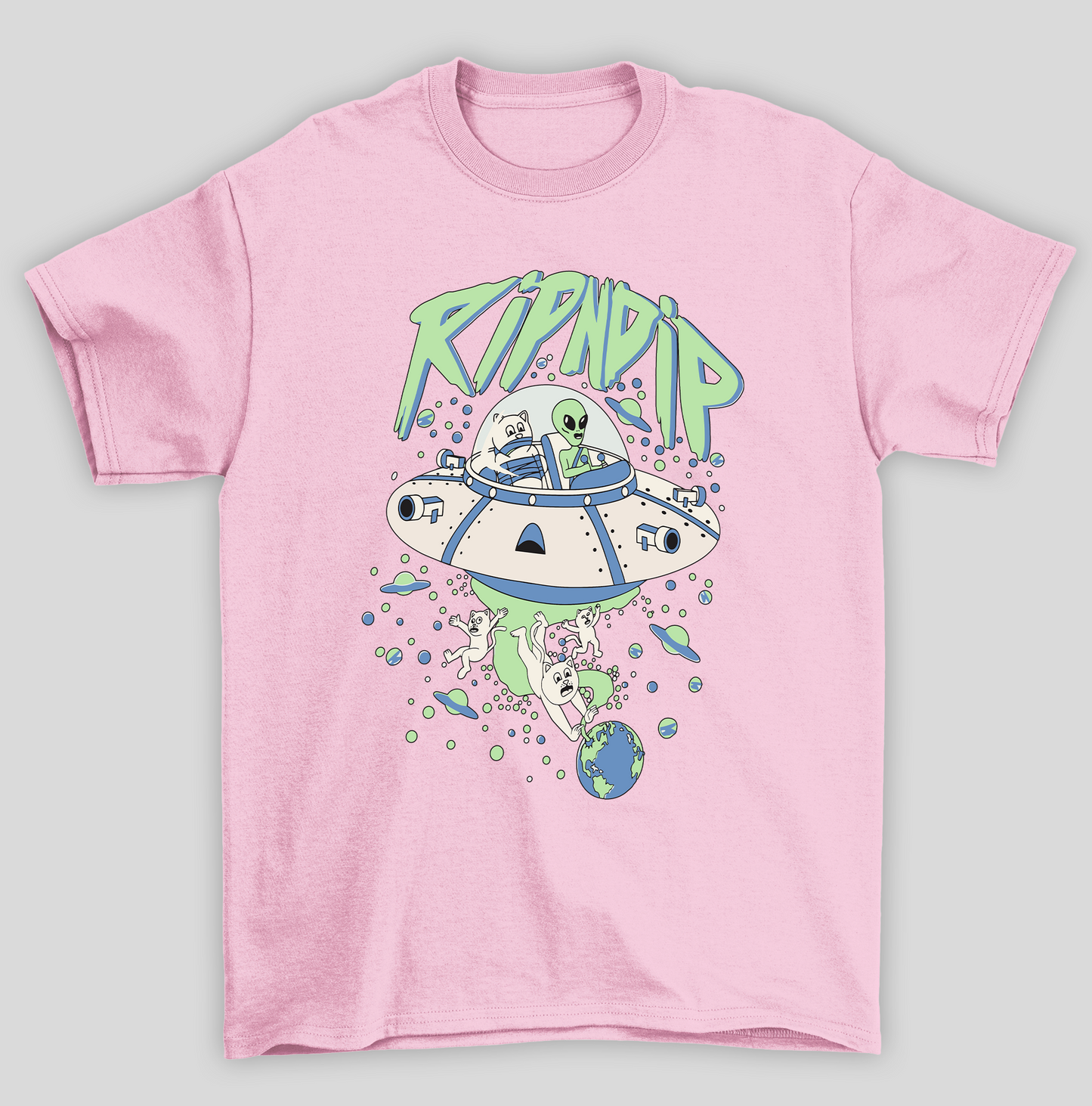 Camiseta Básica Unissex RipNdip Alien