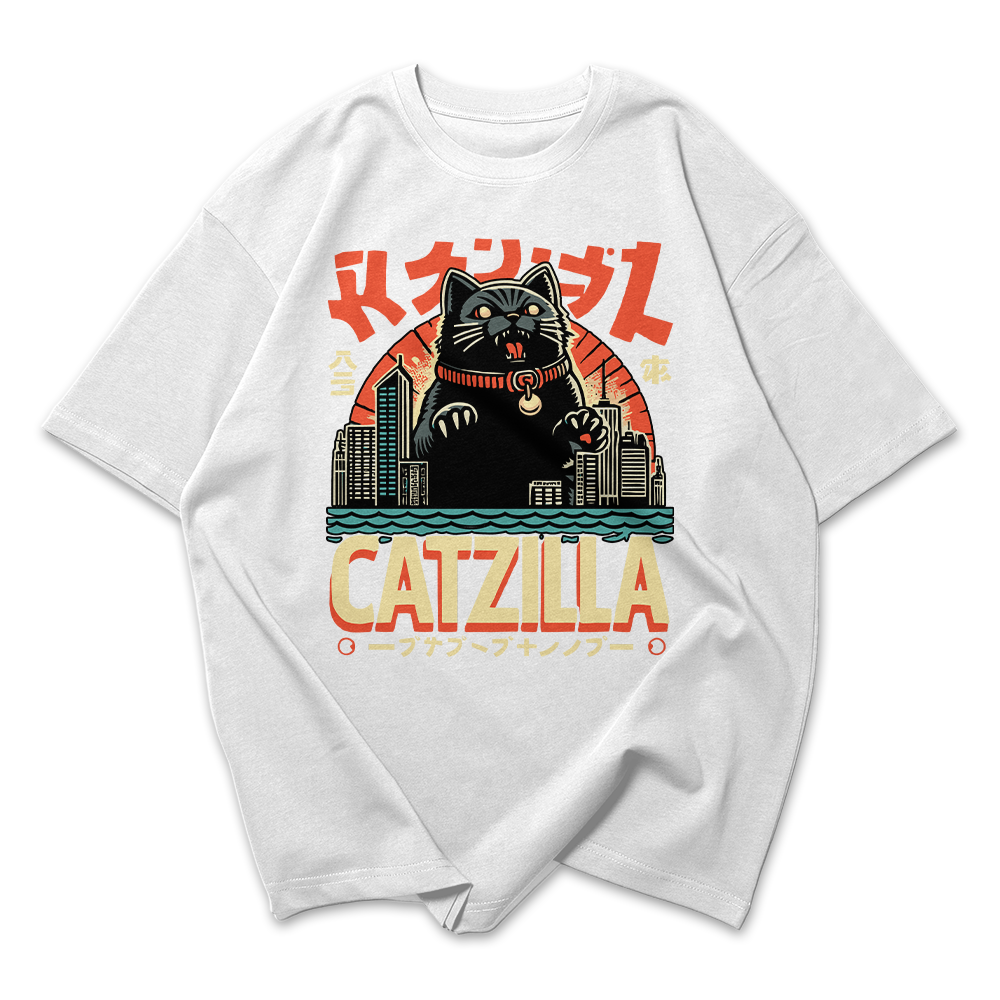 Camiseta Oversized Catzilla