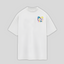 Camiseta Oversized Youth Print Graphic Colorful Artisan Perfun - branco