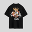 Camiseta Oversized Believe Change Teddy- preto