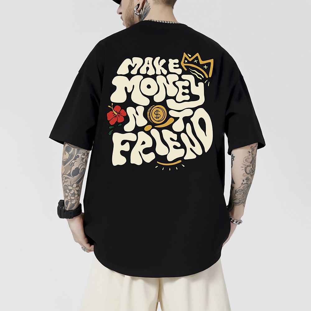 Camiseta Oversized Make Money