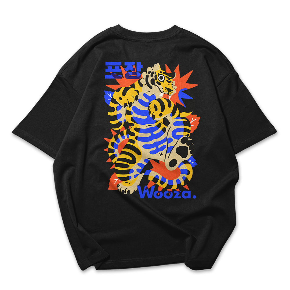 Camiseta Oversized Wooza Tiger