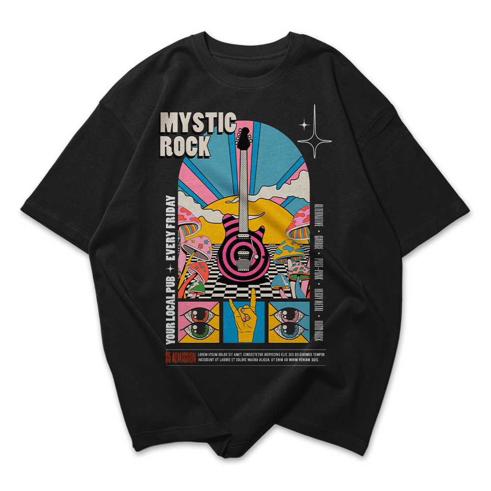 Camiseta Oversized Mystic Rock