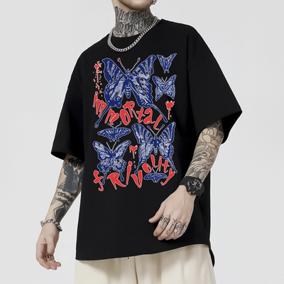 Camiseta Oversized Immortal Butterfly