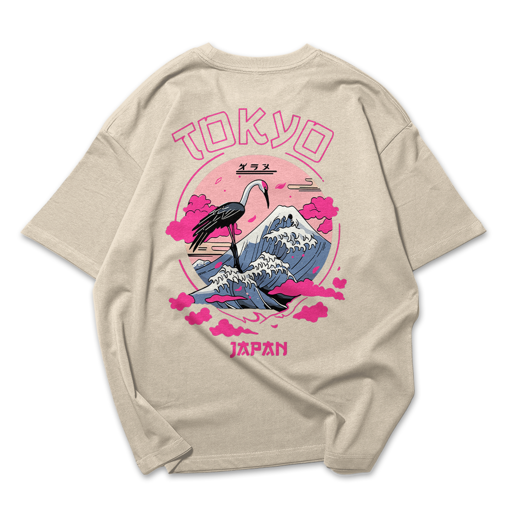 Camiseta Oversized Tokyo Japan