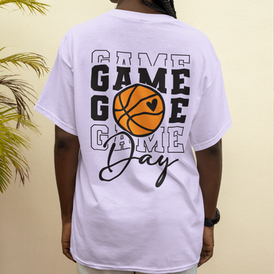 camiseta básica branca Game day basquete 