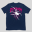 Camiseta Básica Unissex Scream Aranha Teia - Azul - marinho