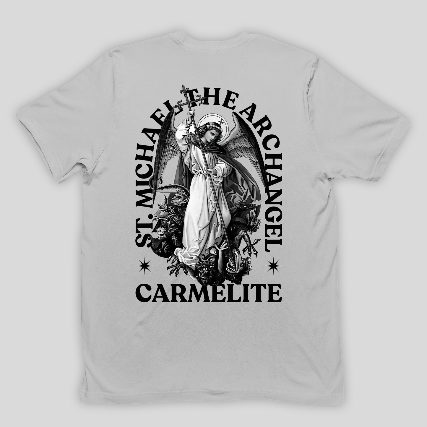 Camiseta Básica Unissex Carmelite archangel