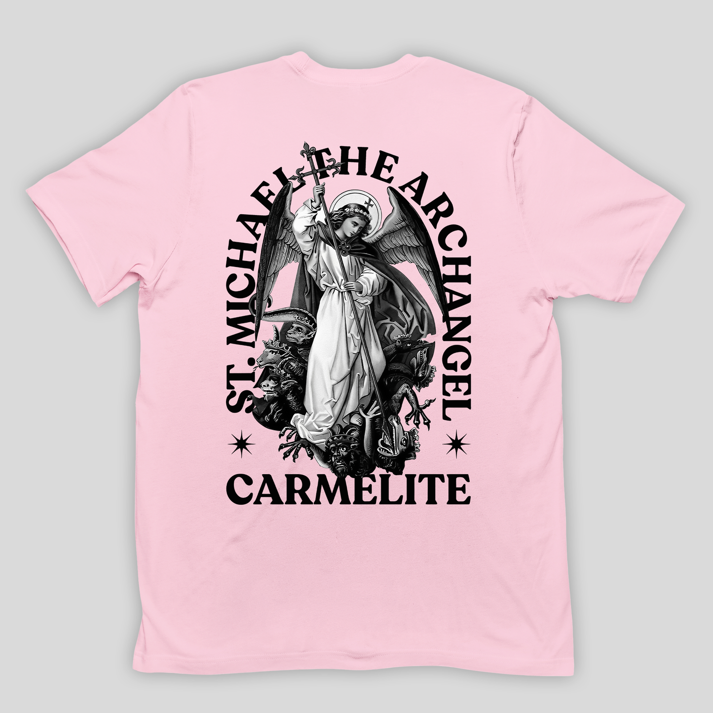 Camiseta Básica Unissex Carmelite archangel