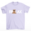 camiseta básica lilás Teddy Bear Relax