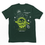 Camiseta Básica Verde Com Estampa Planeta  Nave Astronauta