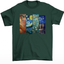 Camiseta Basica Com Colagens  -VAN GOGH ART- Verde 