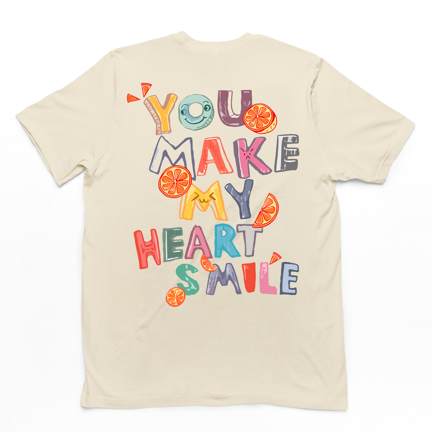 Camiseta Básica Unissex You Make My Heart Smile