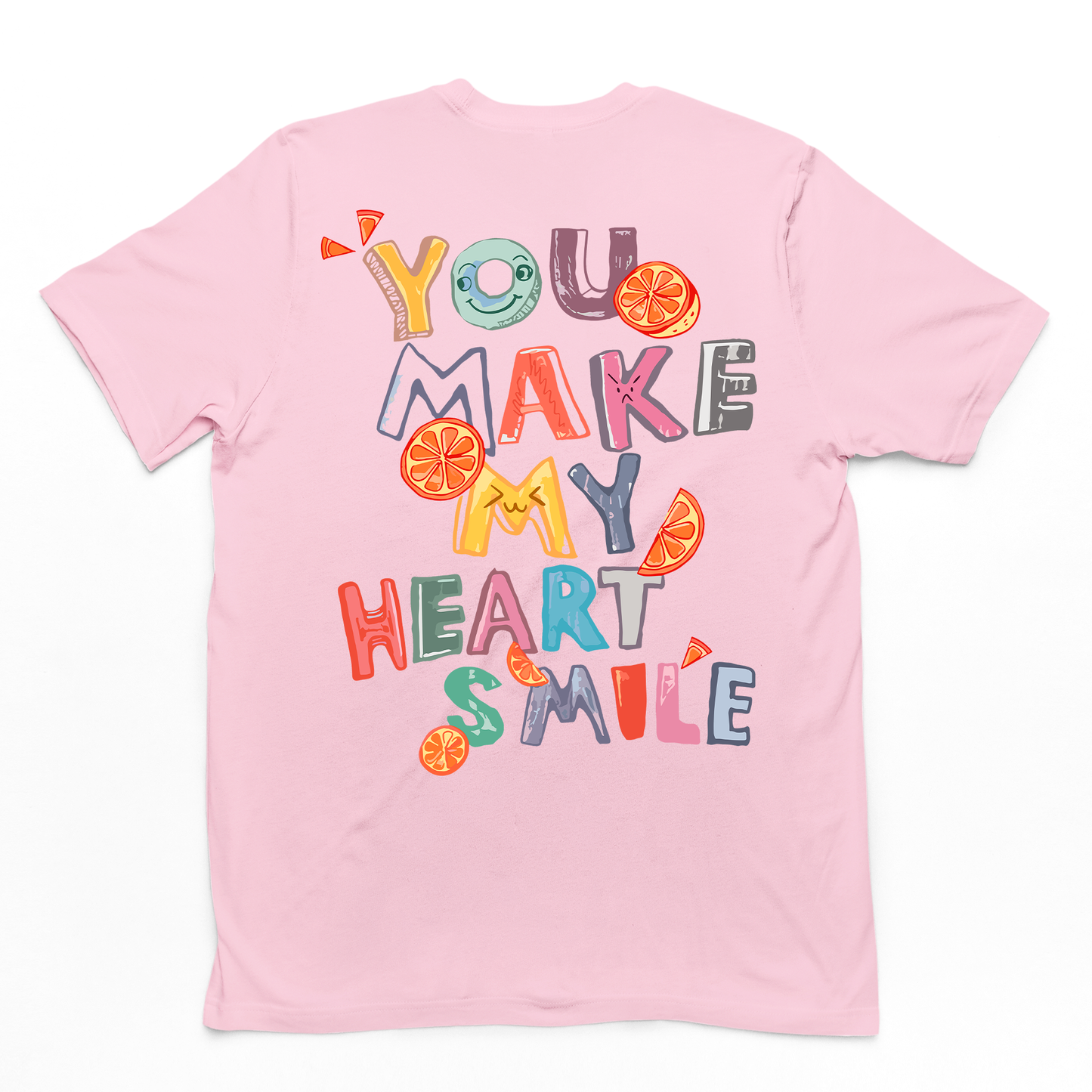 Camiseta Básica Unissex You Make My Heart Smile