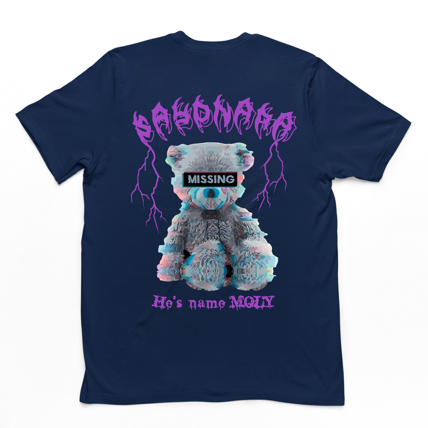 Camiseta Básica Algodão Urso Bear Missing