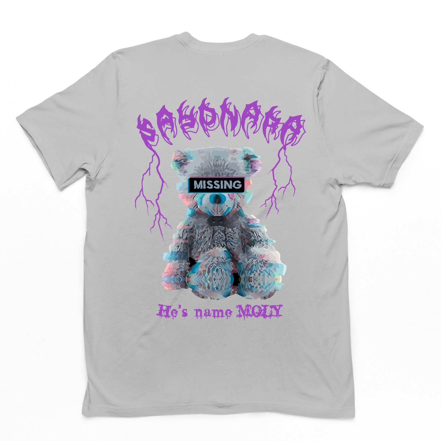 Camiseta Básica Algodão Urso Bear Missing