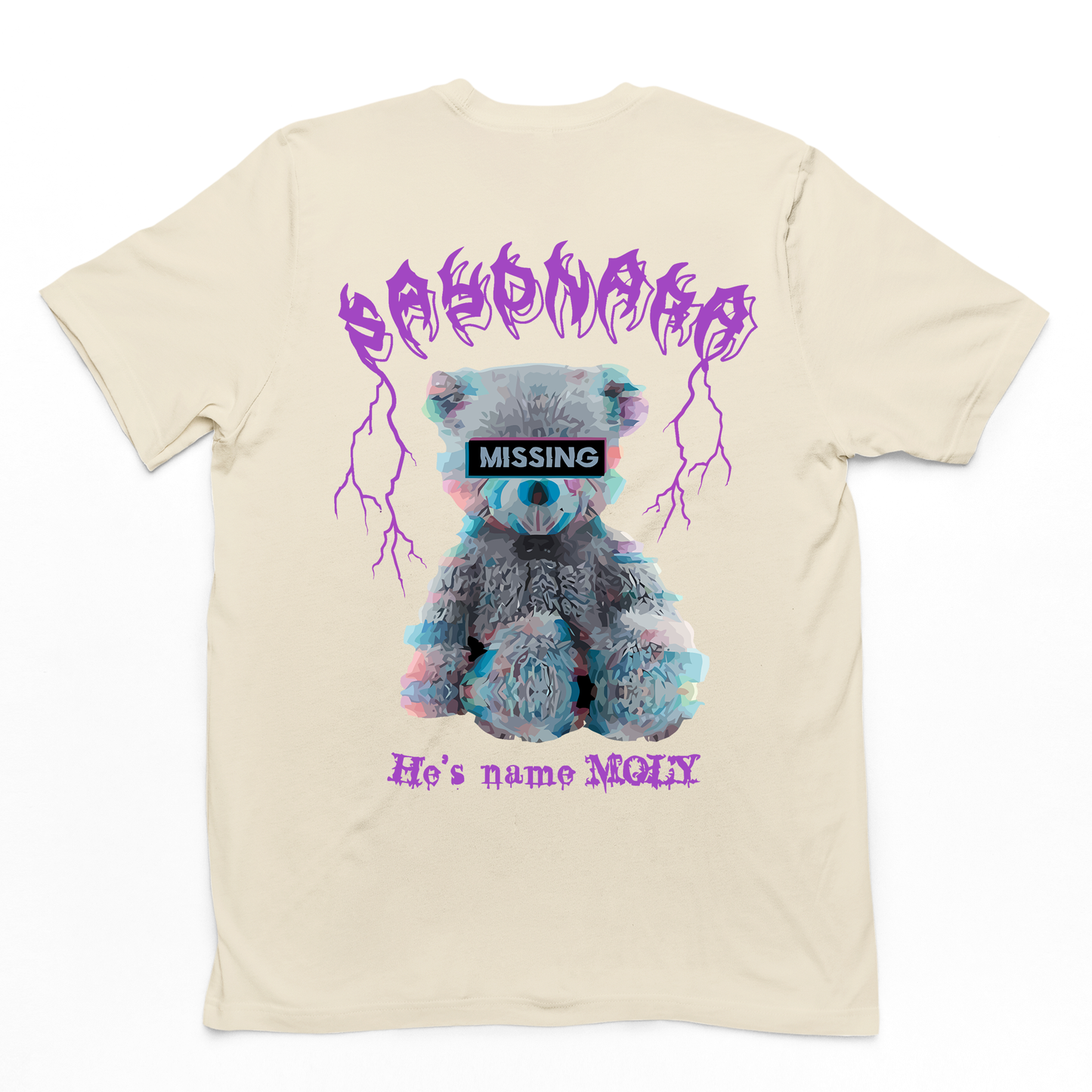 Camiseta Básica Algodão Urso Bear Missing