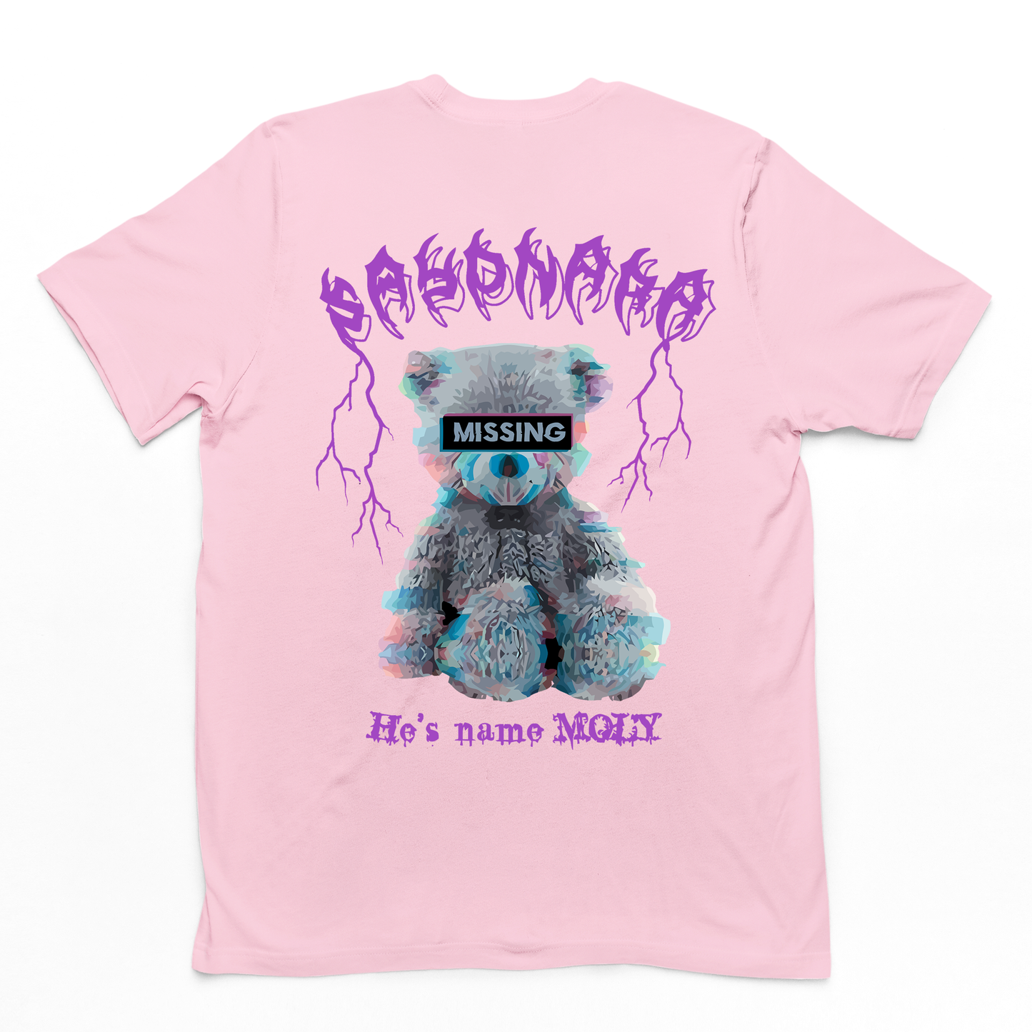 Camiseta Básica Algodão Urso Bear Missing