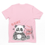 Camiseta Básica Com Estampa Panda Terror