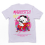 Camiseta lilás Básica Com Estampa Panda Pixado