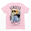 Camiseta Básica com estampa de urso streetwear Rosa Bebê