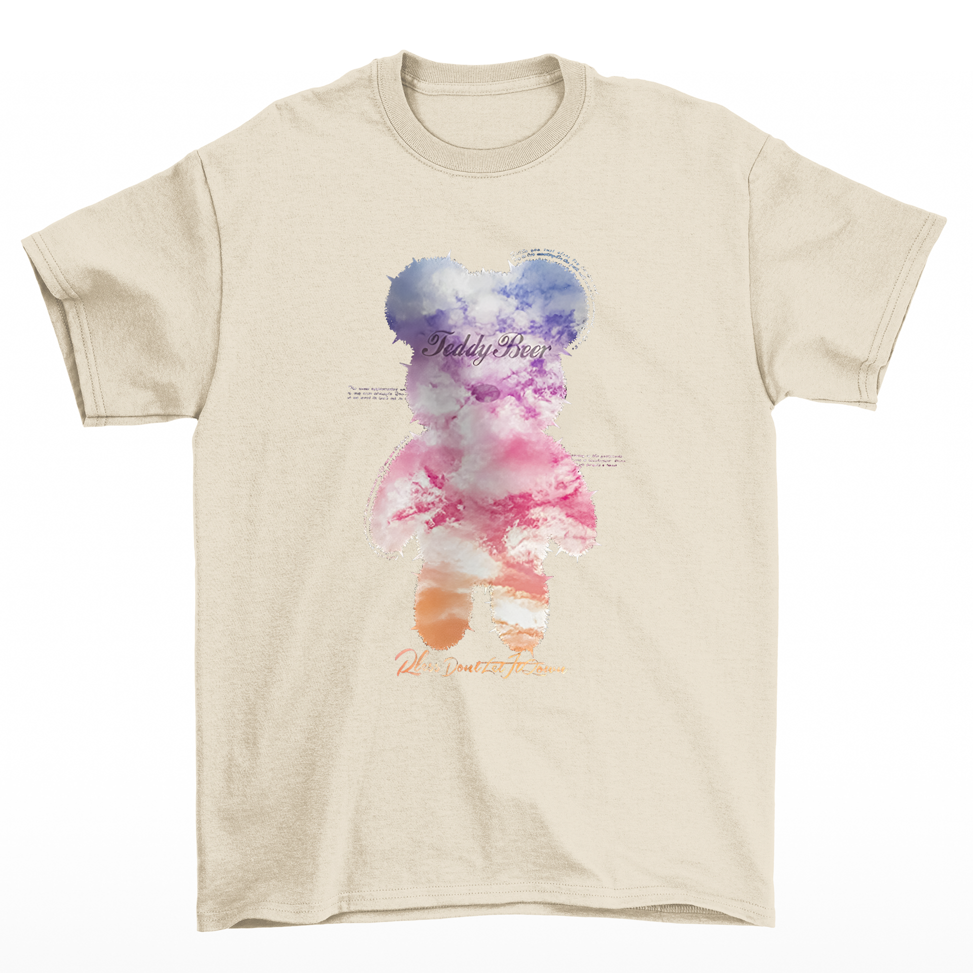 Camiseta Basica estampada Teddy Bear Color - Pérola