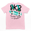 Camiseta Básica Unissex Com Estampa SkateBoard- Rosa bebe