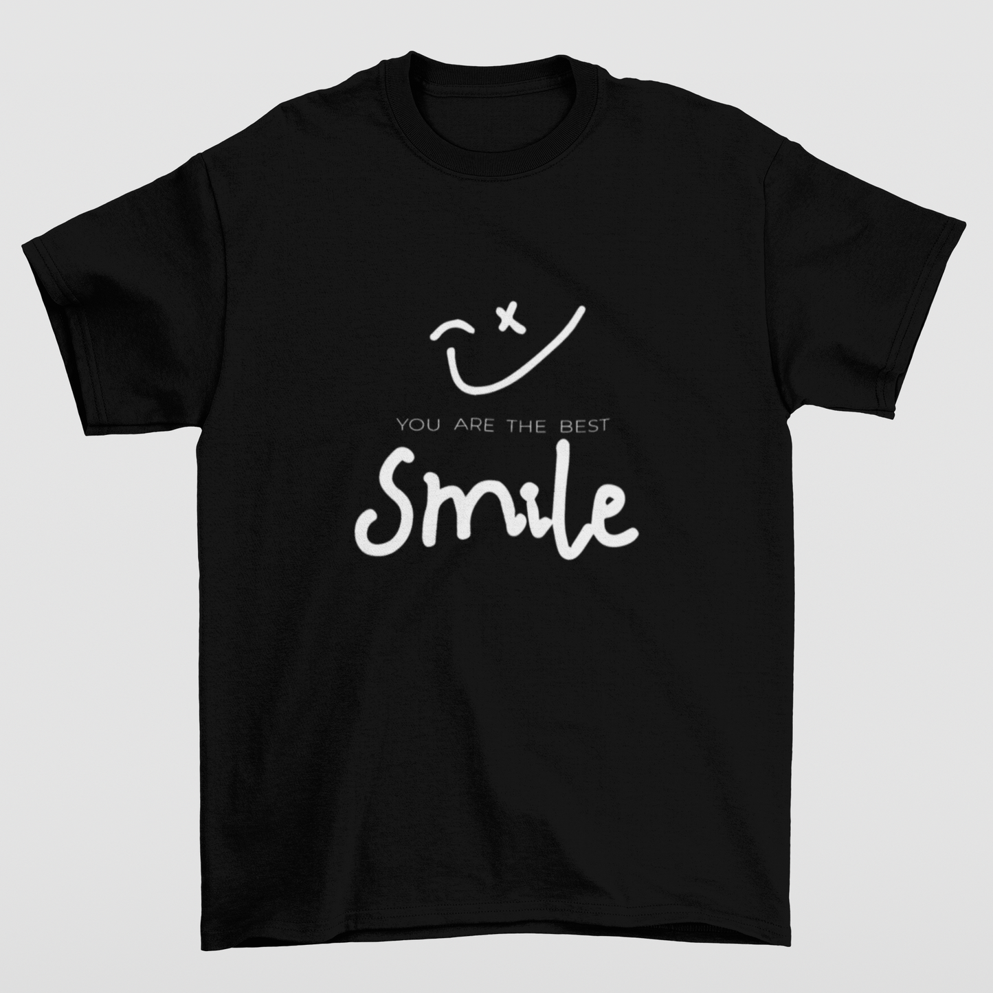 Camiseta Básica Best Smile -preto