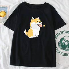 Camiseta Básica Casal Cute Couple Cat Dog