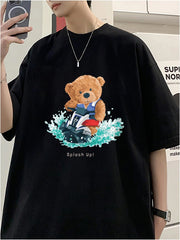 Camiseta Básica Unissex Splash Up Teddy Bear