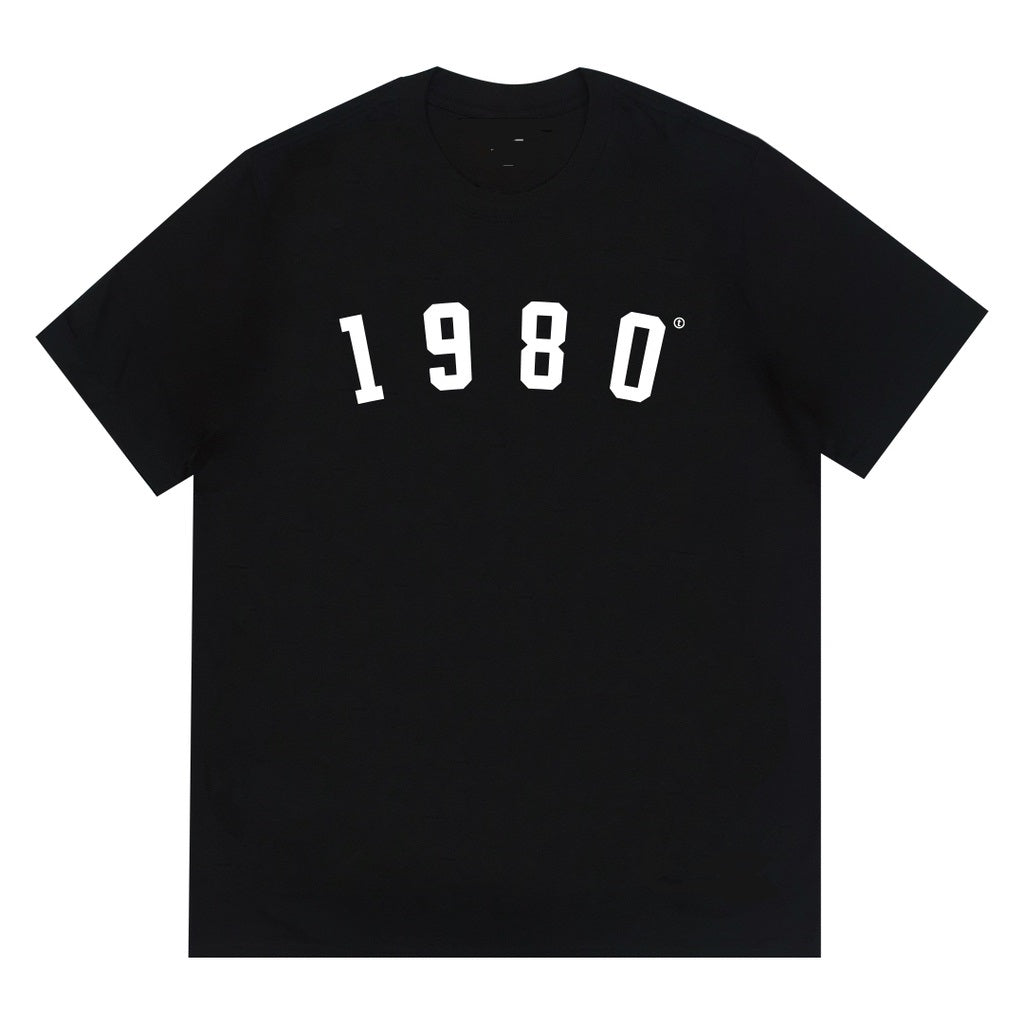 Camiseta Básica Unissex Com Estampa Ano De 1980