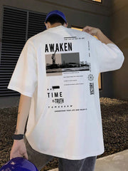 Camiseta Básica Unissex Awaken Time Is Truth