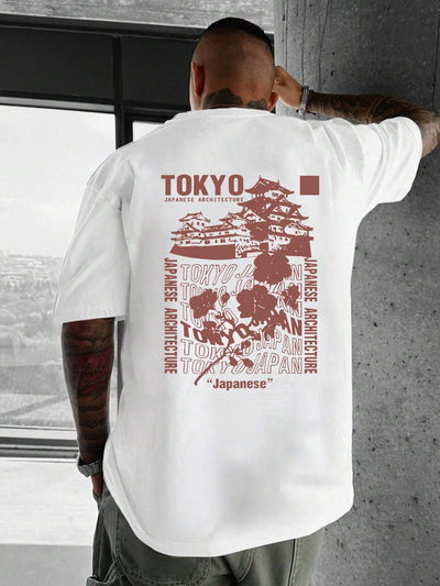 Camiseta Básica Unissex Com Estampa Casa De Tokyo Japones