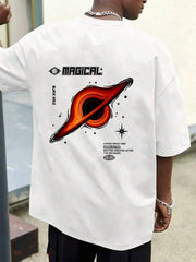 Camiseta Básica Masculina Magical Black Hole