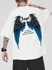 Camiseta Básica Unissex Angel Flying Wings