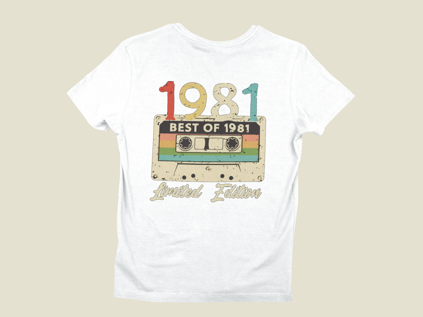 Camiseta Infantil Com Estampa Fita 1981