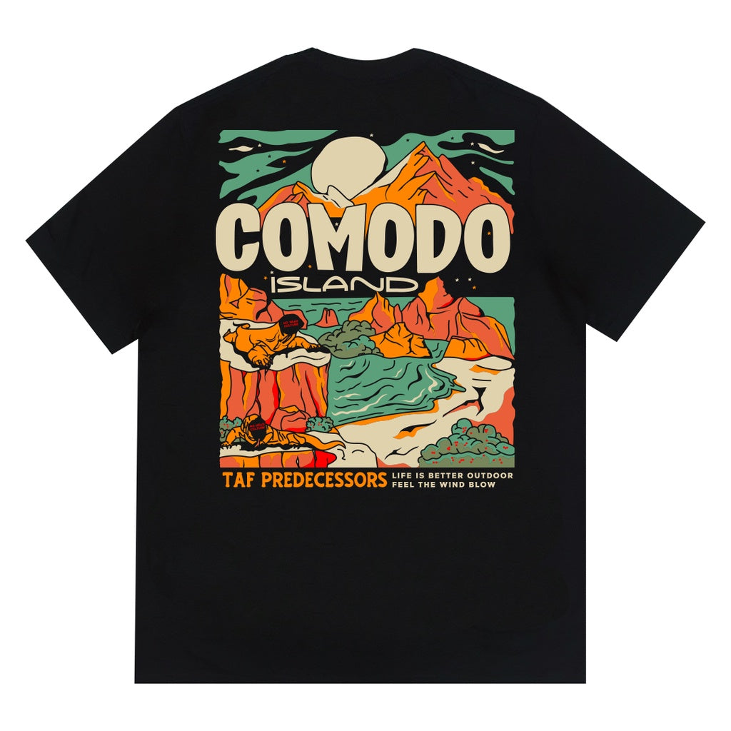 Camiseta Básica Unissex Com Estampa Ilha De Comodo