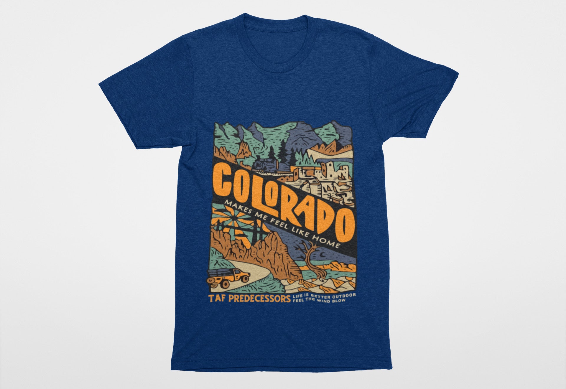 camiseta básica colorado taf predecessors Azul