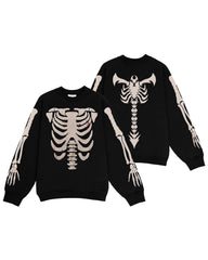 Moletom Gola Redonda Unissex Skeleton Body