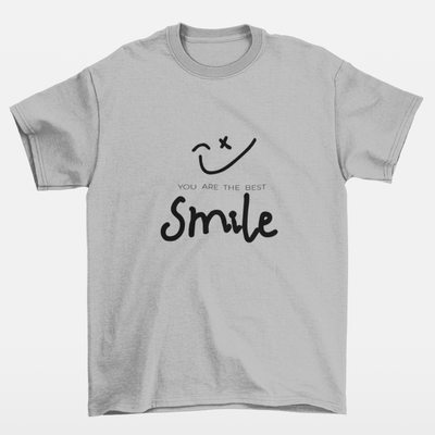 Camiseta Básica Cinza Best Smile