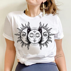 Camiseta Básica Sol e Lua