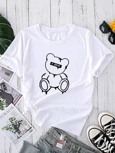 Camiseta Feminina A Bear Ursinho Fofo Urso